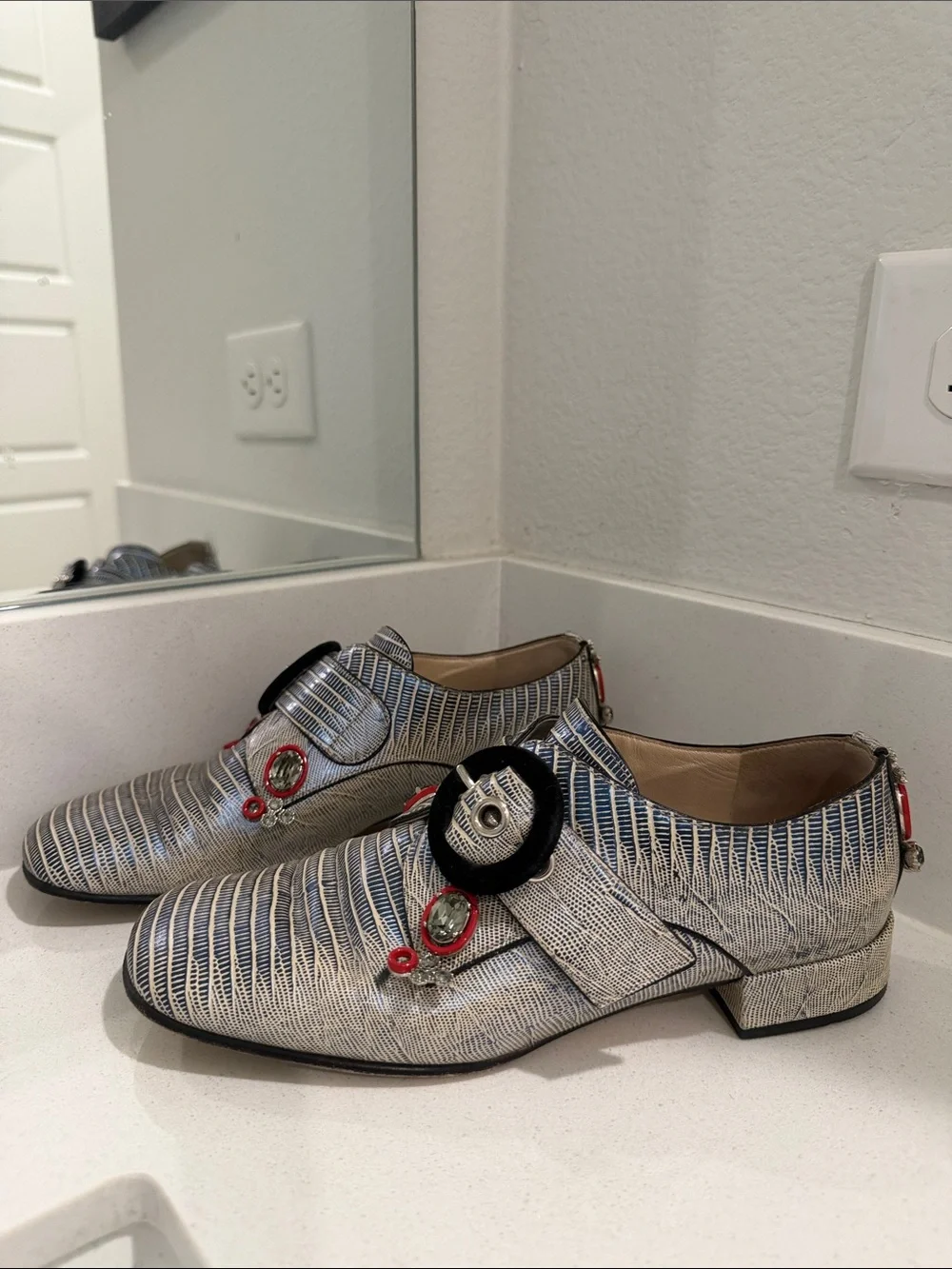 Dior embellished crystal loafers. Size 36